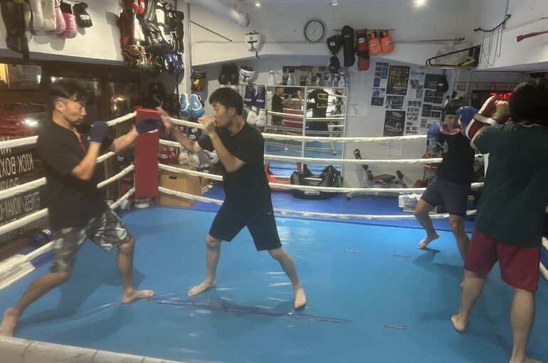 move9/5金曜トレーニング風景【平田旭 パンクラス記者会見】
