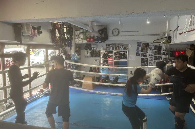 move9/20土曜トレーニング風景【キックボクシング女性 MMA】
