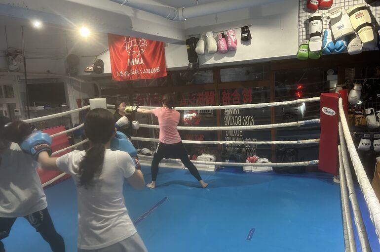 move11/8土曜トレーニング風景【キックボクシング MMA】