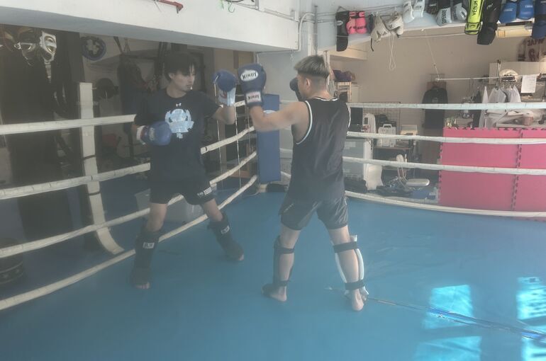 move12/18木曜トレーニング風景【キックボクシング ボクシング】