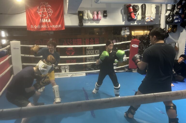 move1/23金曜トレーニング風景【キックボクシング　MMA】