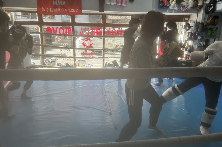 move2/1日曜トレーニング風景【キックボクシング ボクシング】