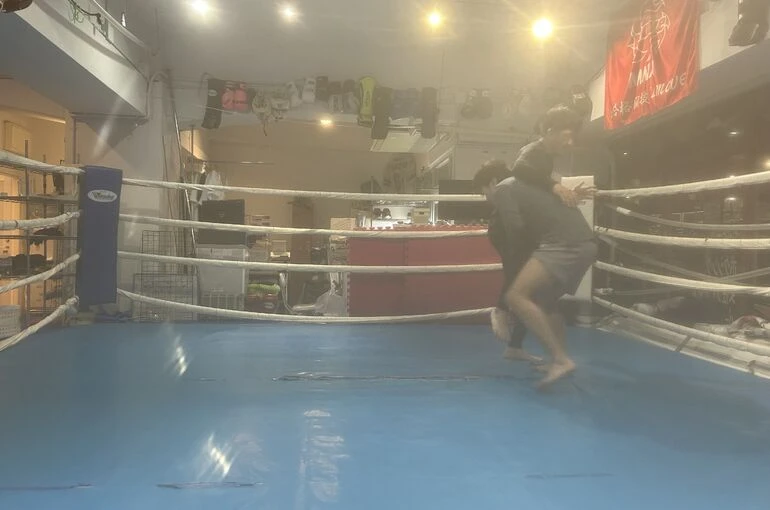    【キックボクシング　ジム】move4/25土曜トレーニング風景   