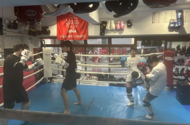    move4/26日曜トレーニング風景＆隼人一本勝ち   