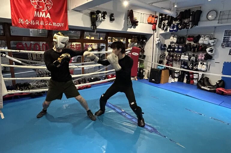    move10/11日曜トレーニング風景＆晴香勝利【MMA　キックボクシングジム】   